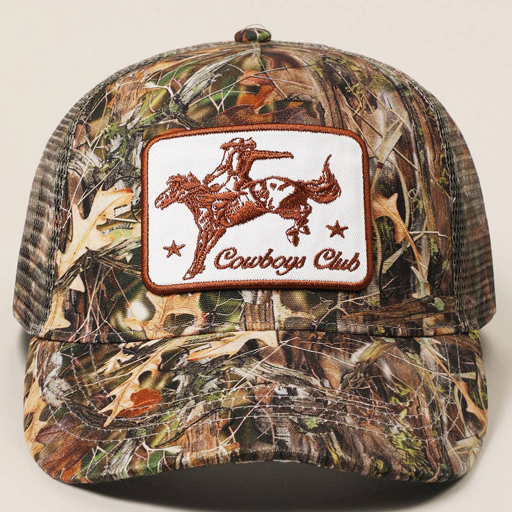 Cowboy and Horse Camo