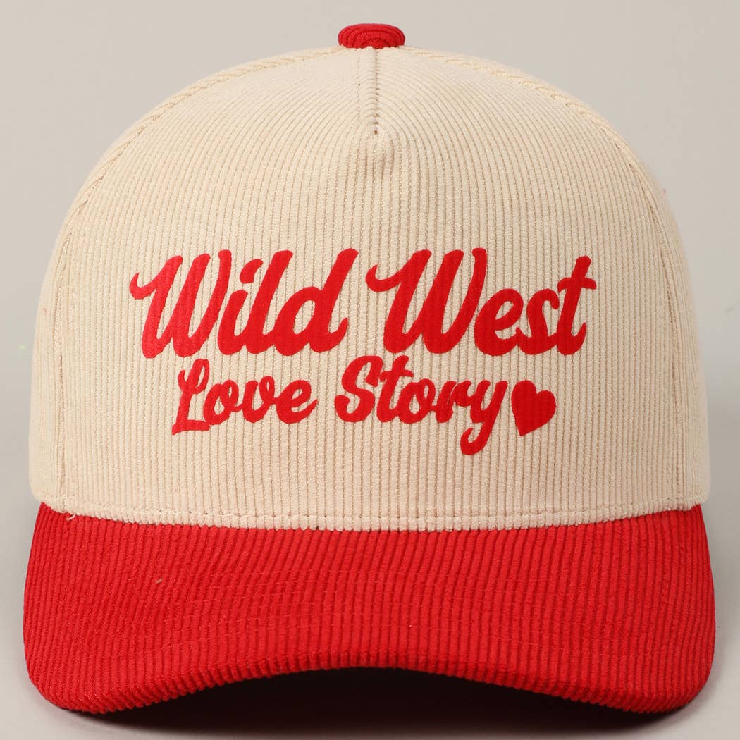 Wild West Love Story Corduroy Cap