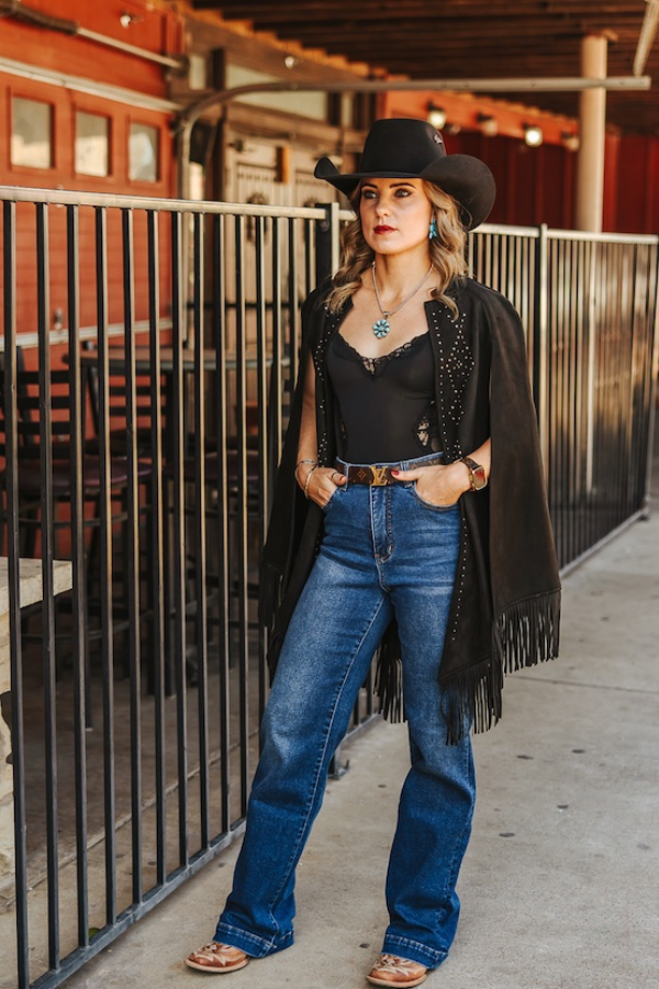 Long horns navy straight leg Jeans