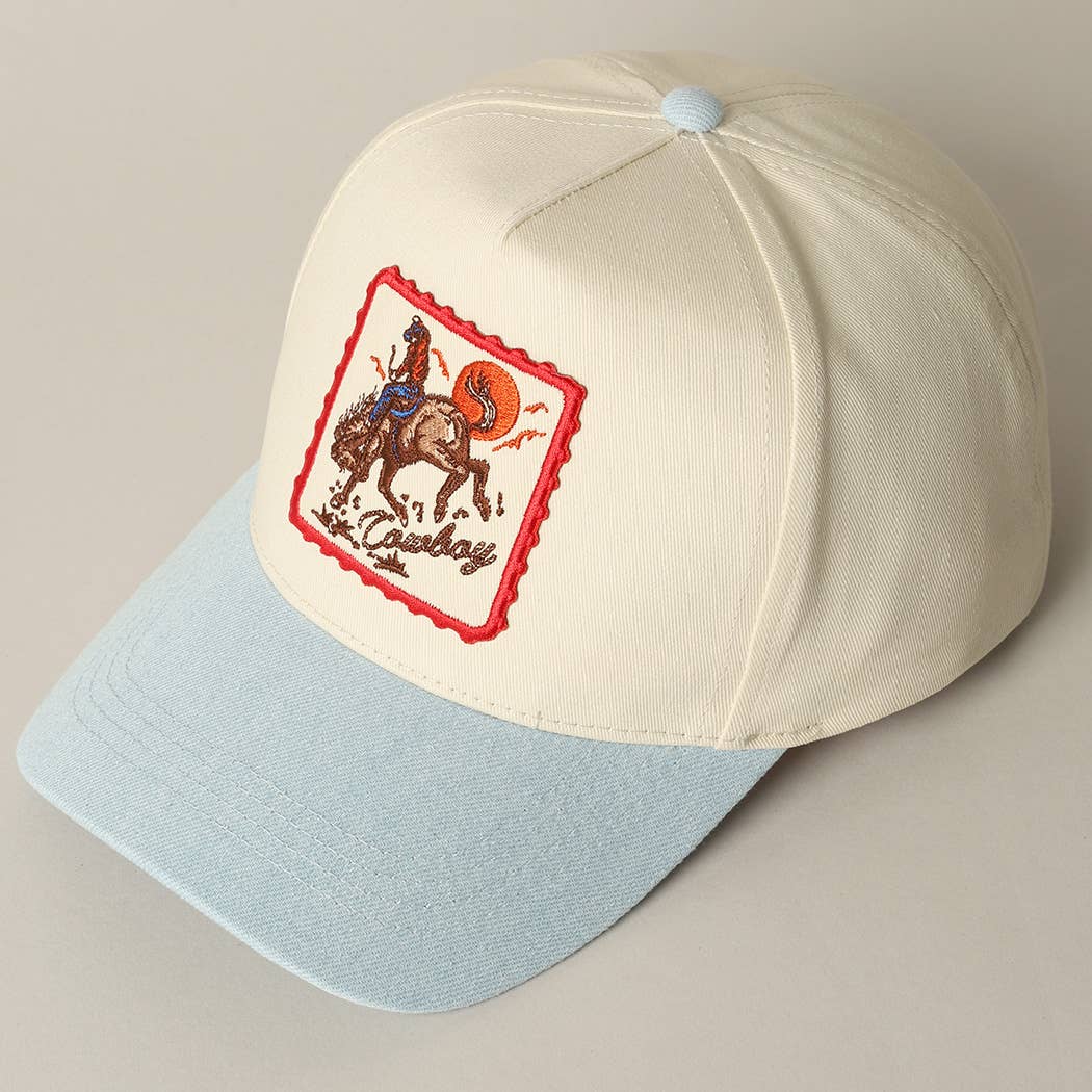 Cowboy Horse light denim