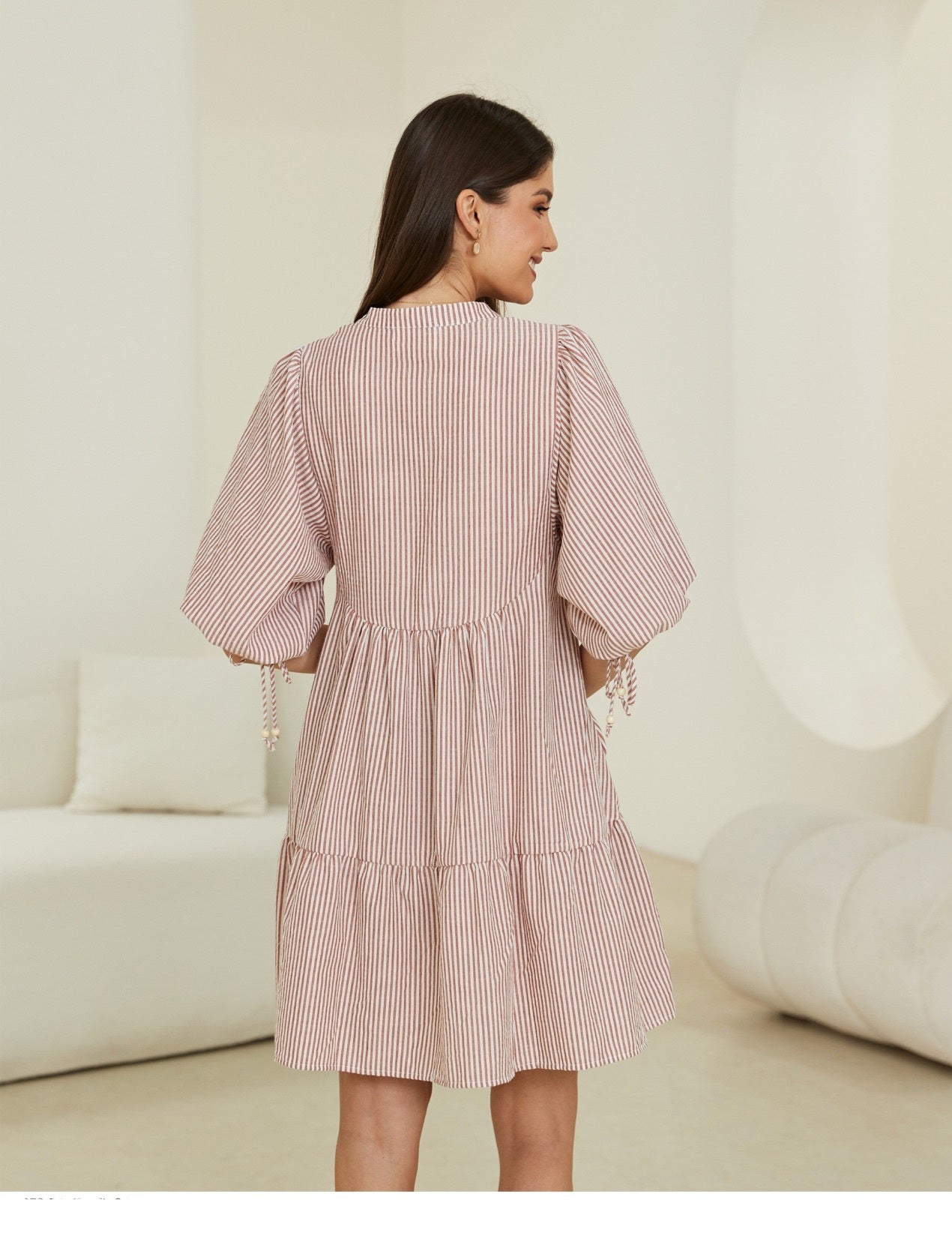 Marley dress in rust
