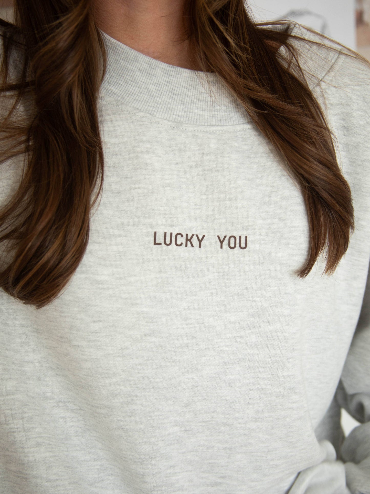 Country style sweatshirt with exclusive Emma Katherine cowboy illustration and oversized fit.