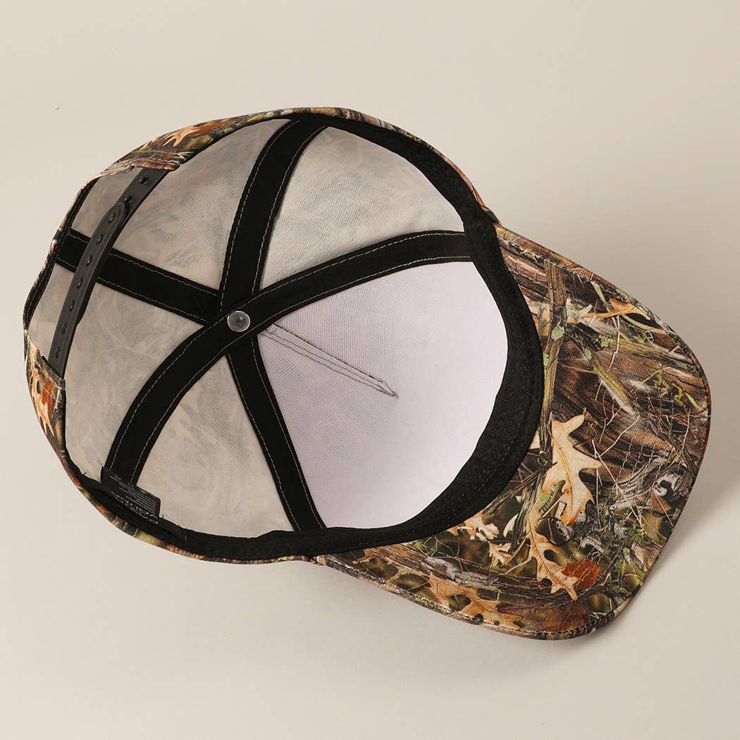 Cowboy Horse Camo Cap