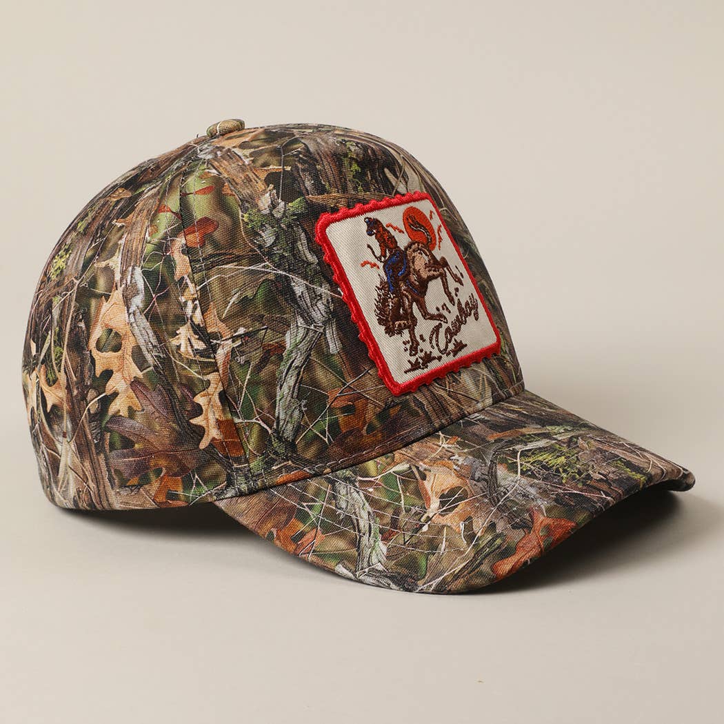 Cowboy Horse Camo Cap