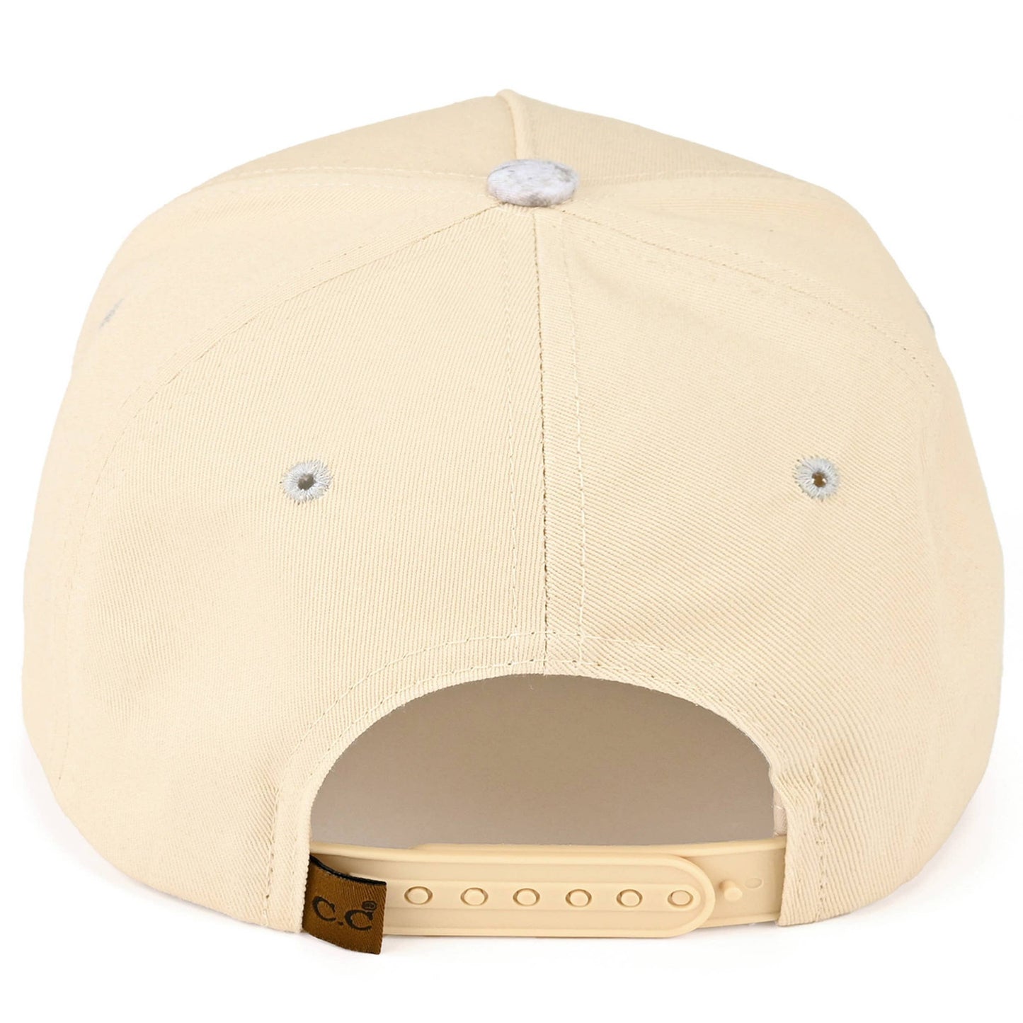 Adjustable cream cowgirl cap perfect for rodeos, festivals and everyday wear