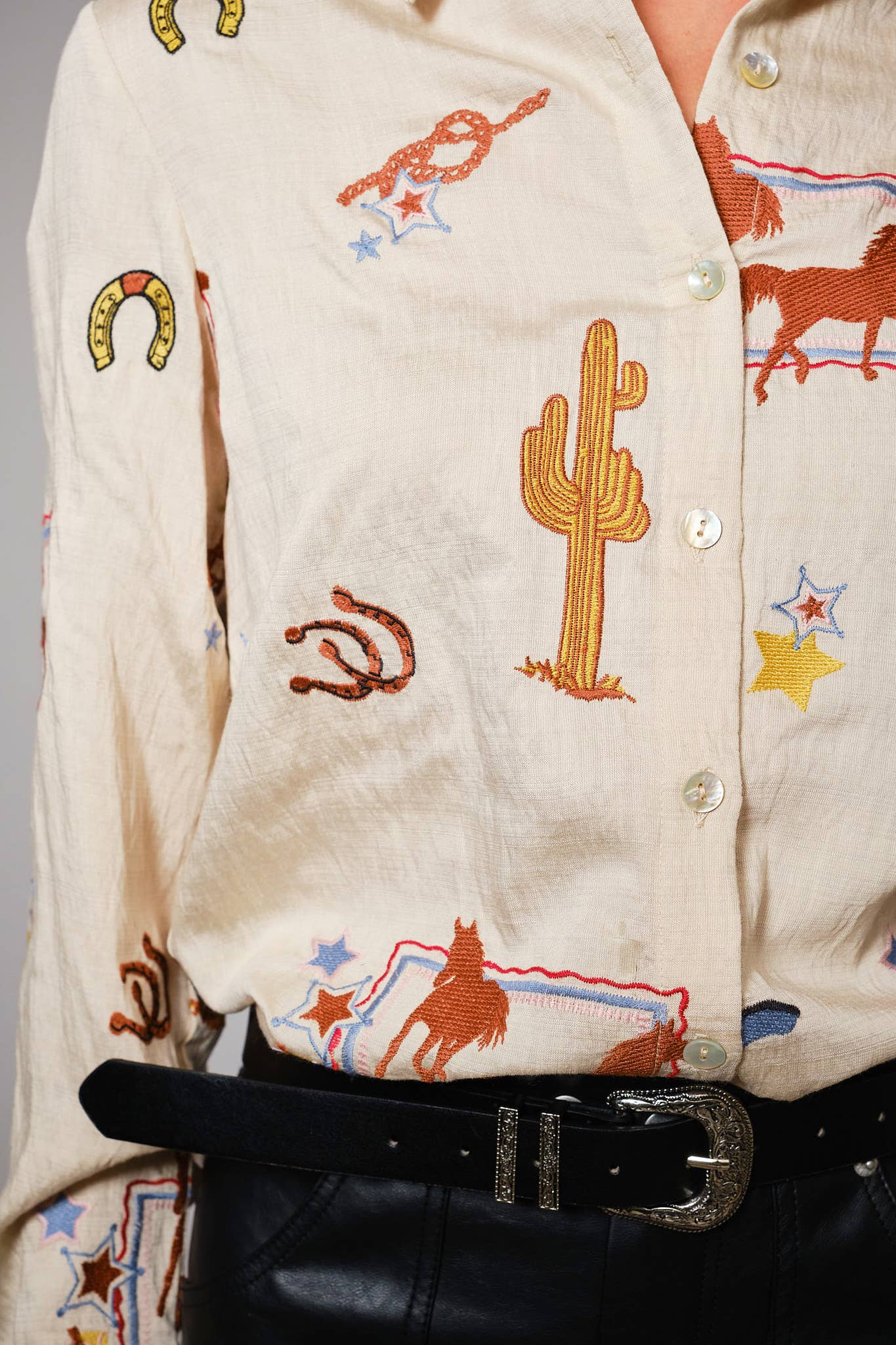 Western Embroidered Shirt
