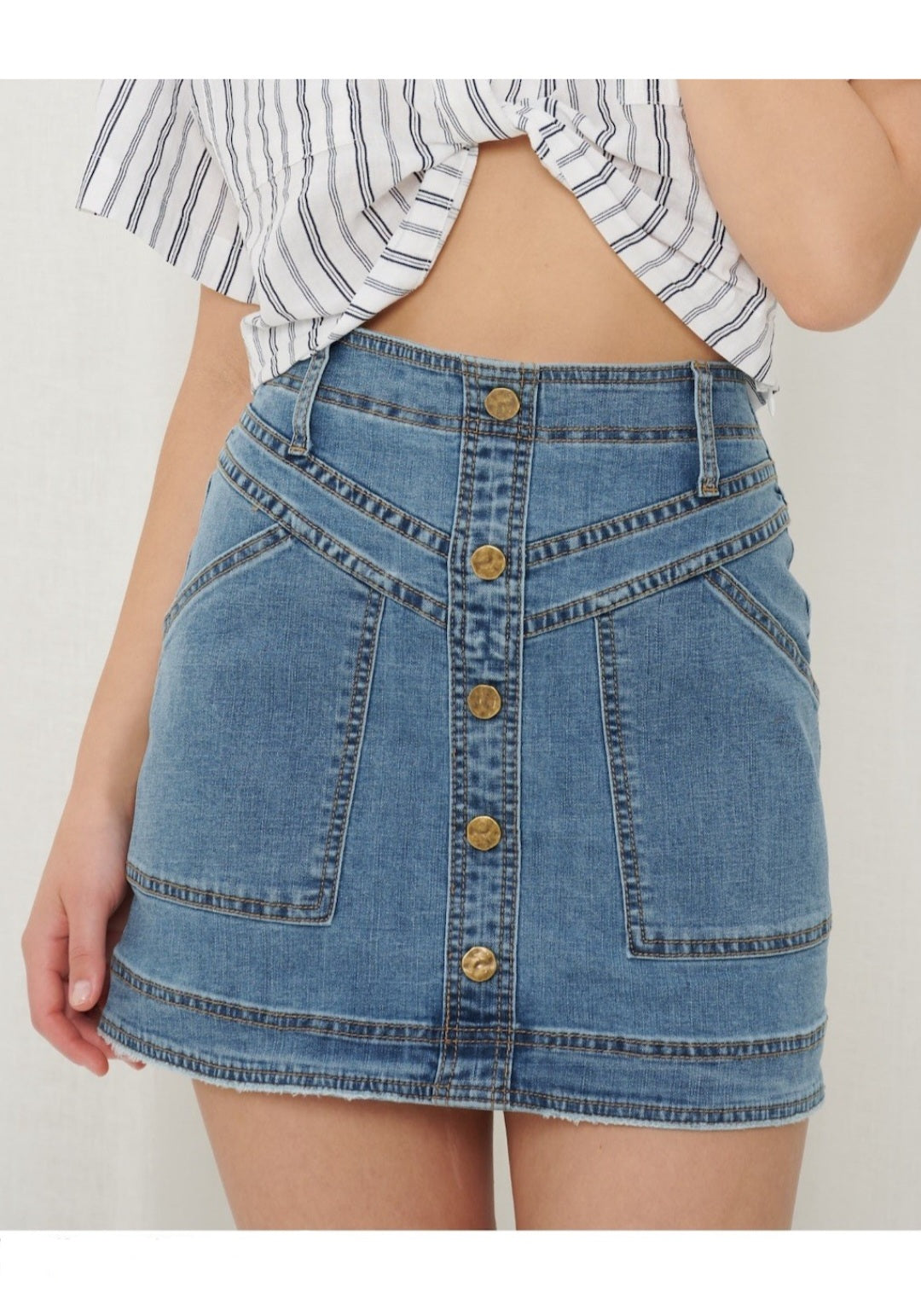Denim skirt