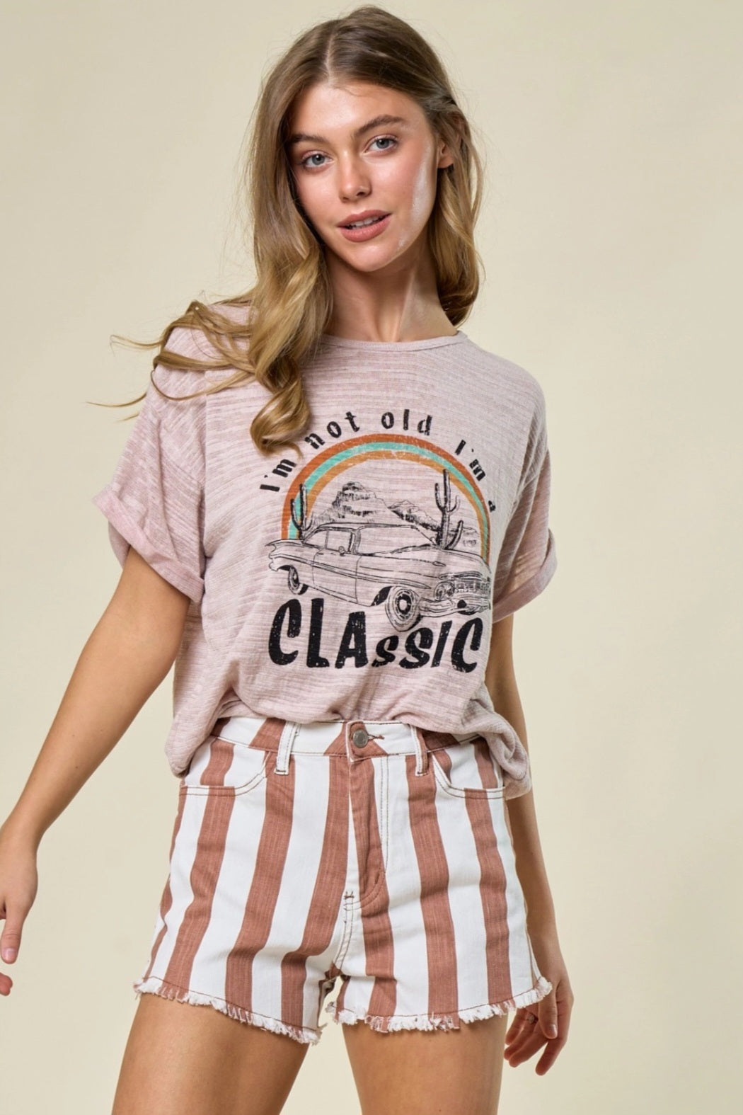 Striped shorts