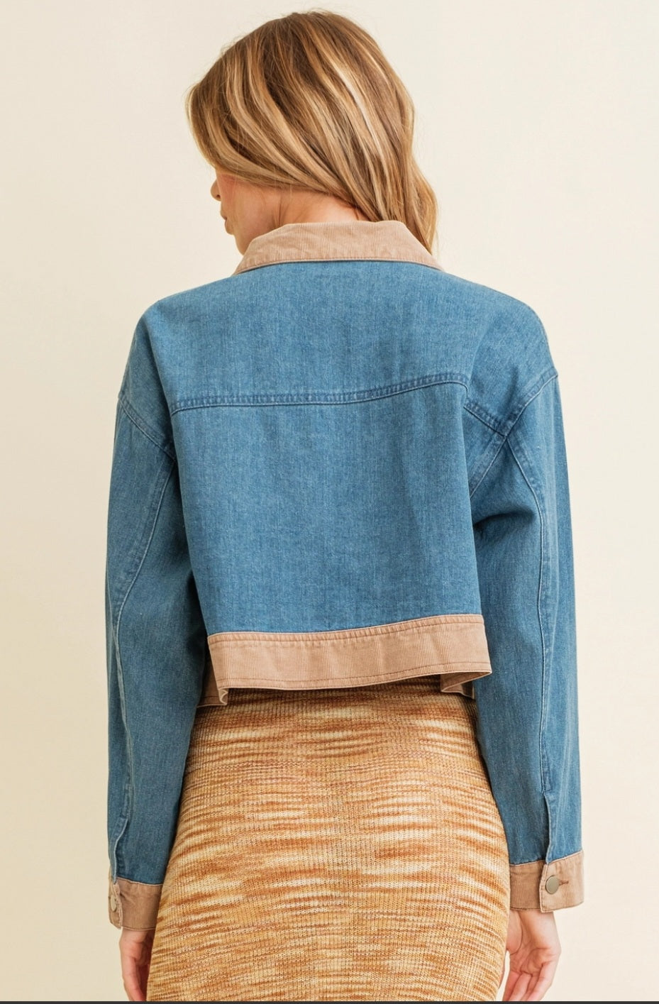 Cropped Denim Jacket