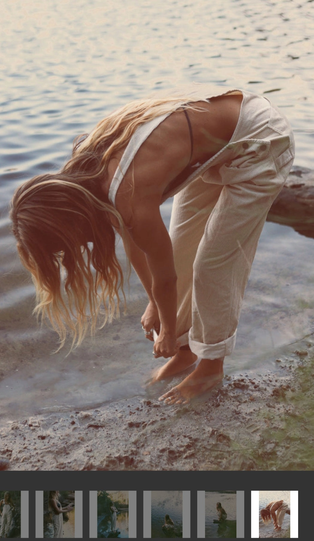 Cream Cord Overalls