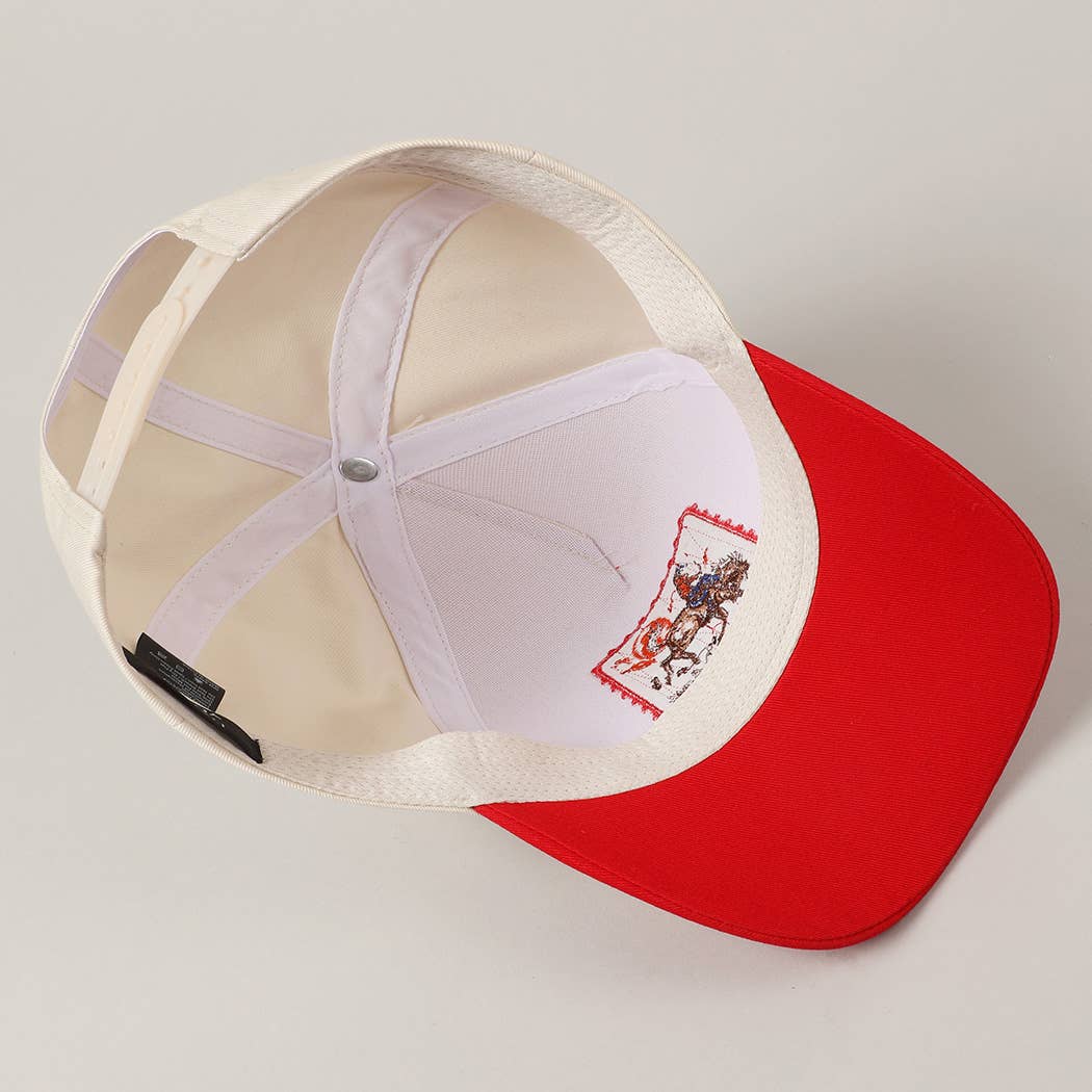 Cowboy Red Trucker Cap