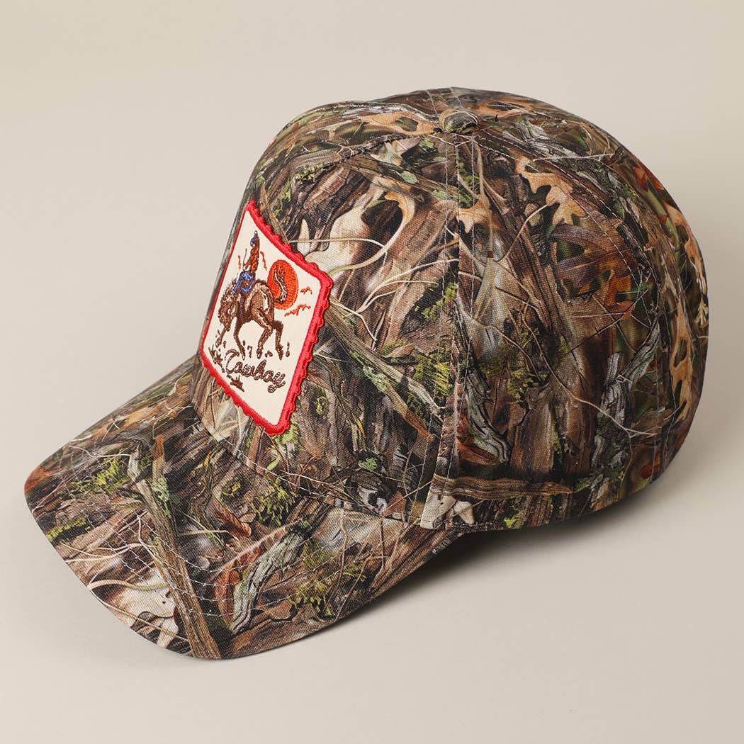 Cowboy Horse Camo Cap