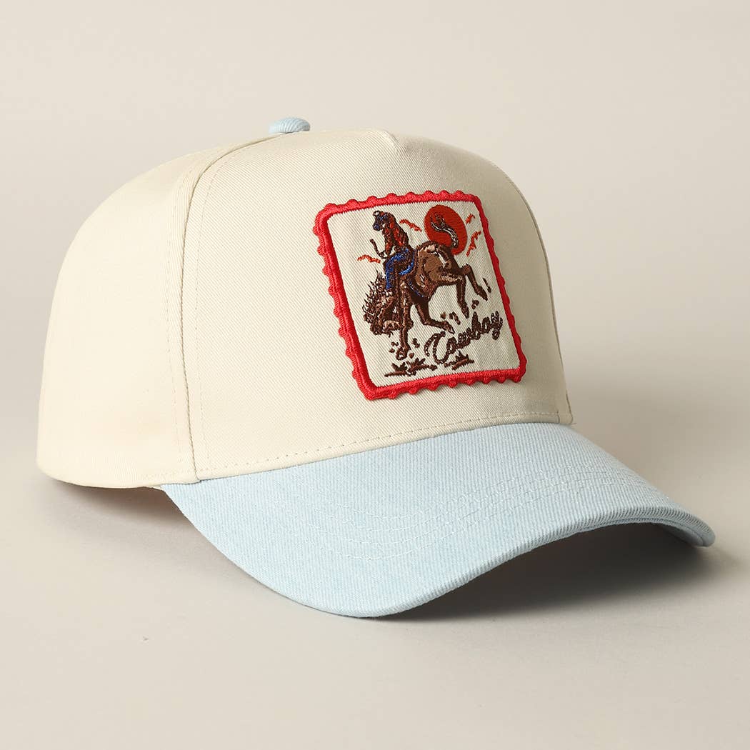 Cowboy Horse light denim