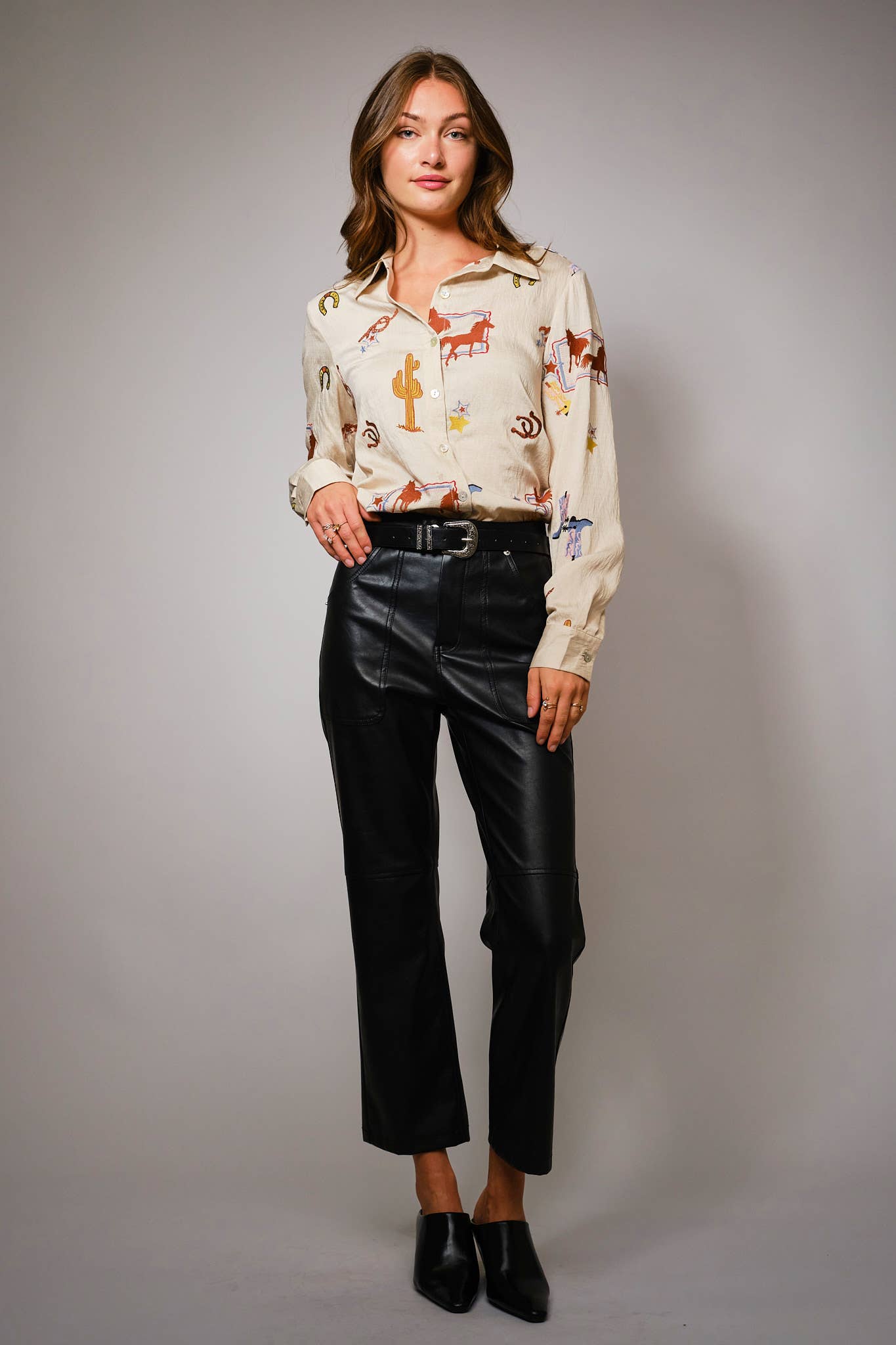 Western Embroidered Shirt