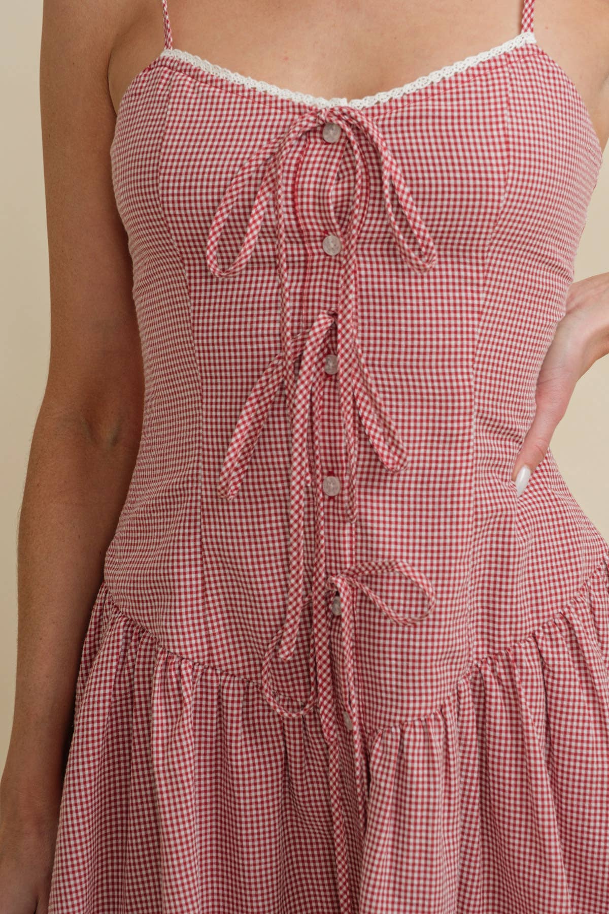 Gingham Mini Dress