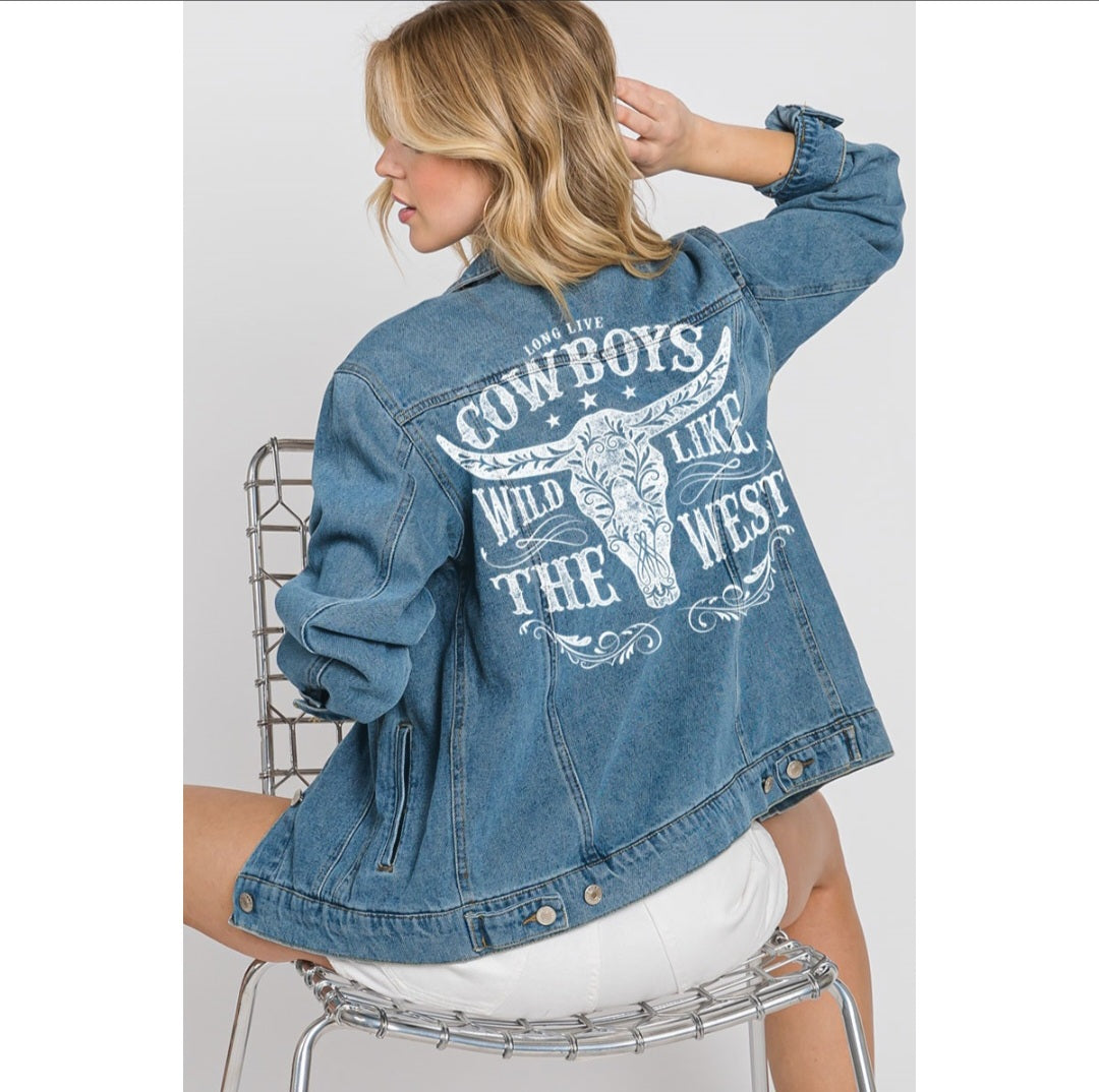 Cowboy denim jacket
