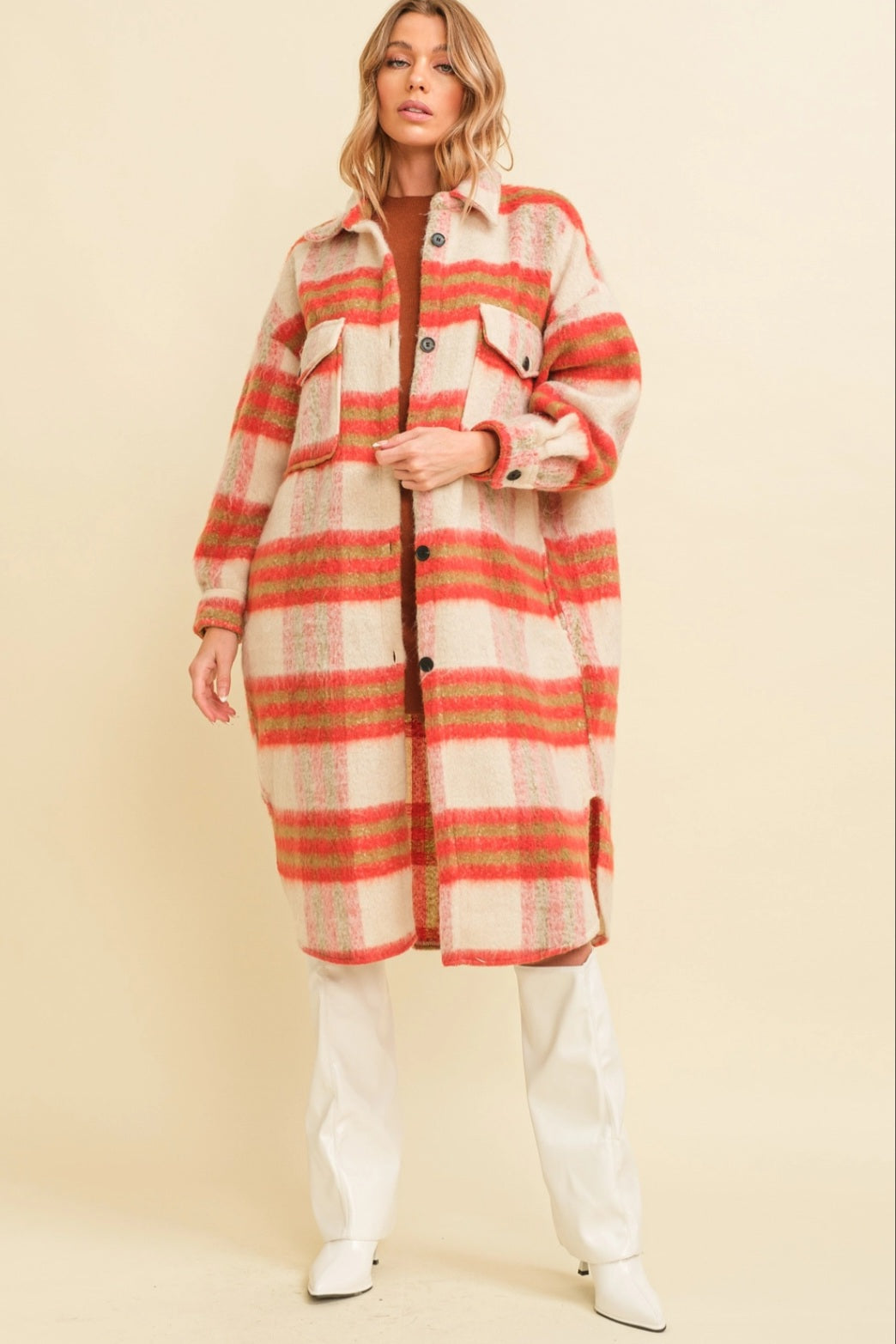Plaid coat