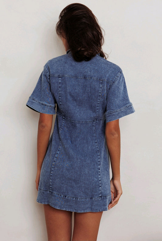 Denim Tee Dress