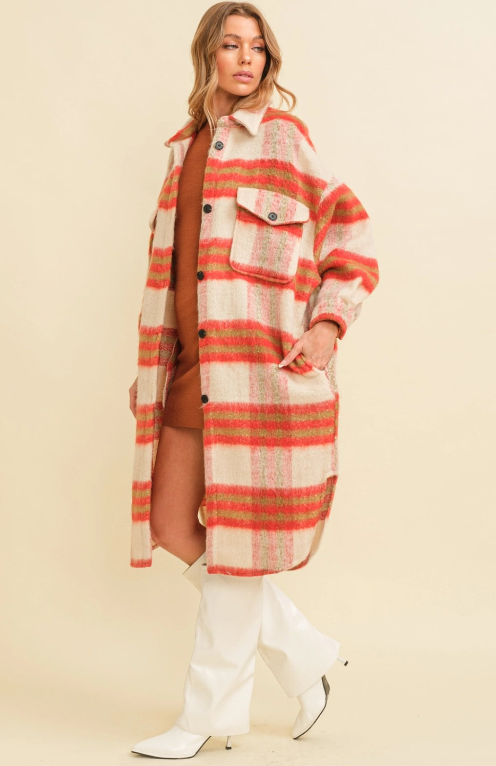 Plaid coat