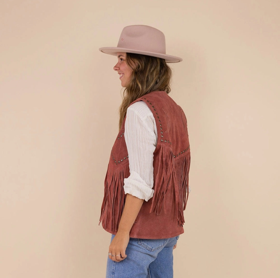 Suede Moon vest