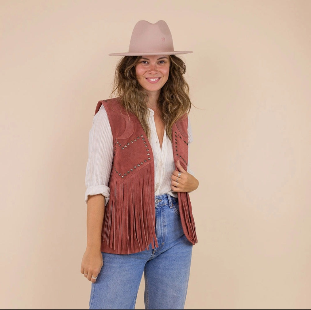 Suede Moon vest