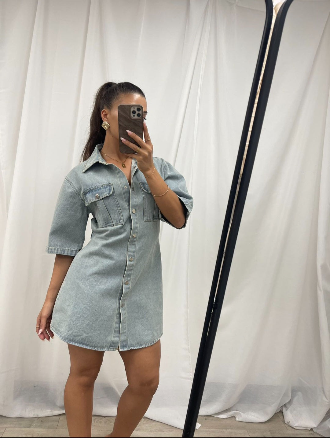 Light wash denim