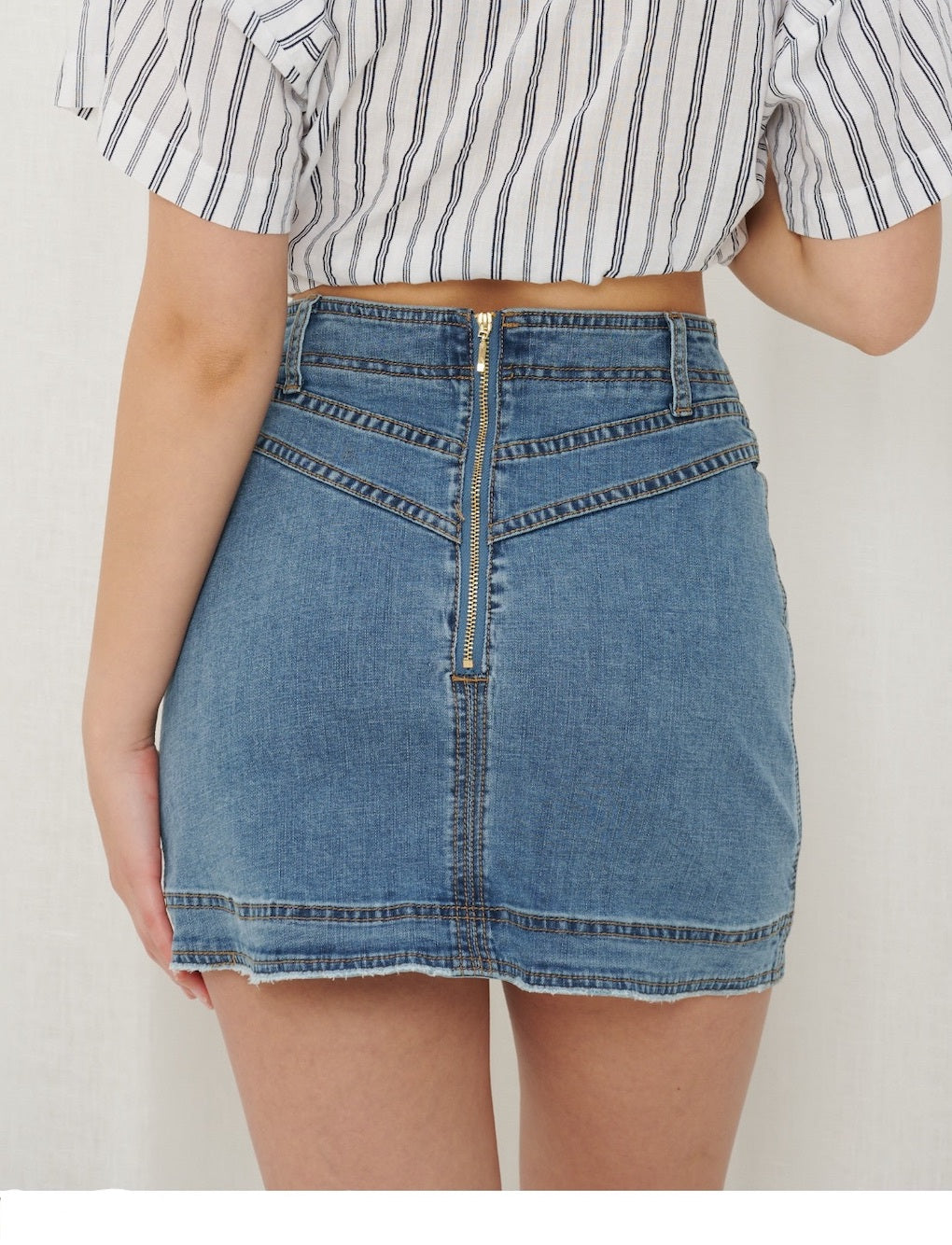 Denim skirt