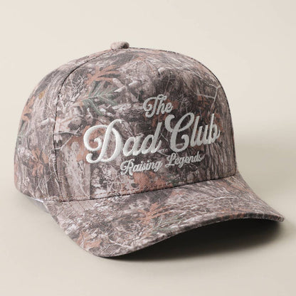 Country style camo cap perfect for everyday wear, camping and the outdoors