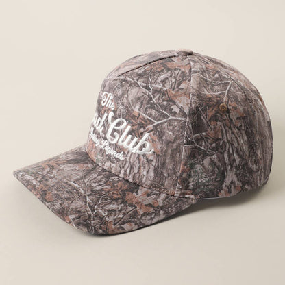 Willow Wanderers camo Dad Club cap with embroidered front logo
