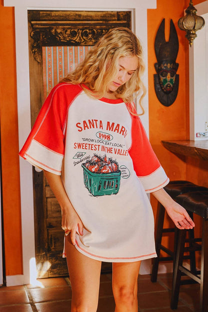 SANTA MARIA Strawberry  Top