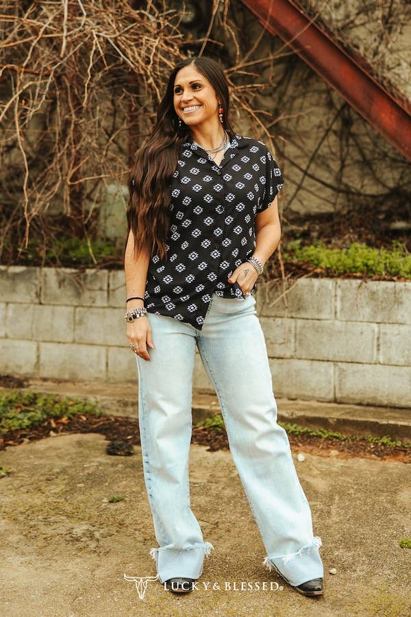Light Wash Cuff Jeans