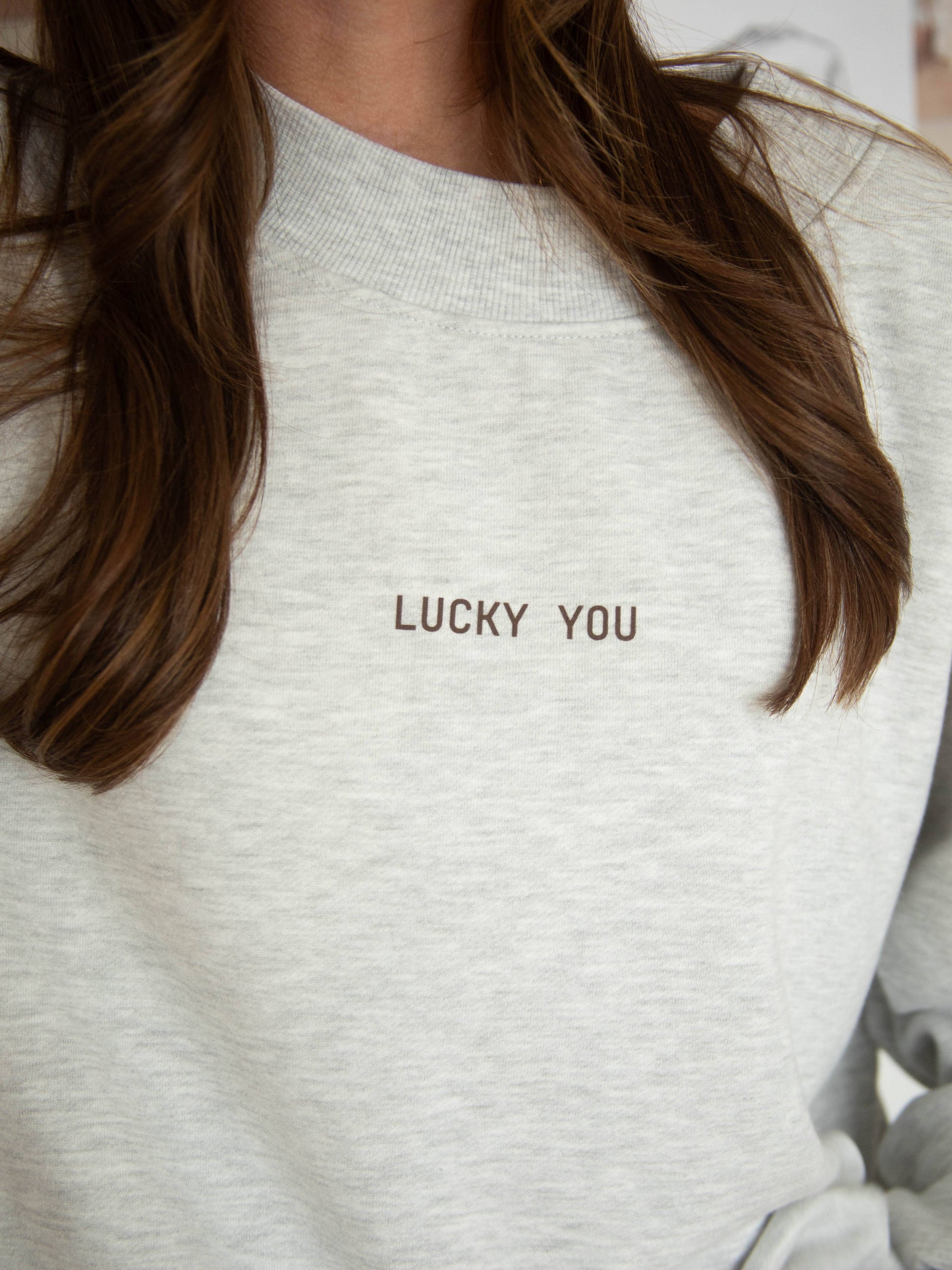 Country style sweatshirt with exclusive Emma Katherine cowboy illustration and oversized fit.