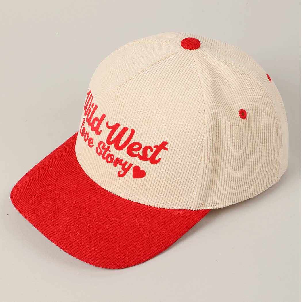 Wild West Love Story Corduroy Cap