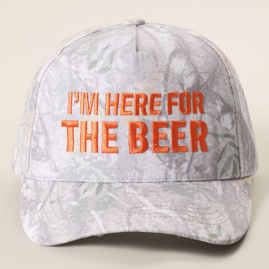 I'M HERE FOR THE BEER