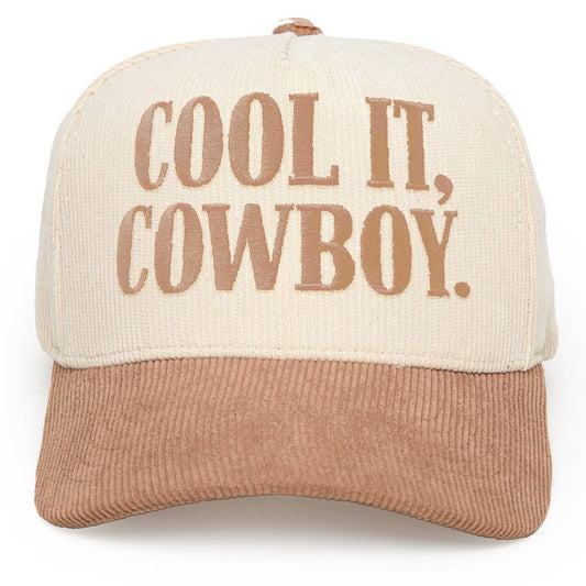Cool it, Cowboy Corduroy
