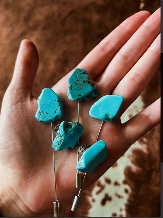 Turquoise hat pin