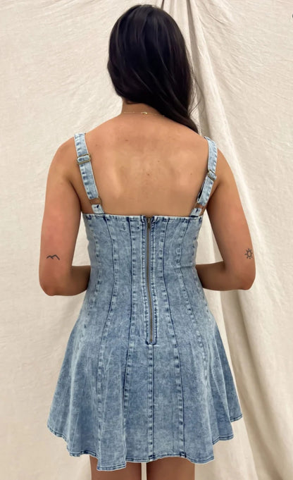 Denim shortie