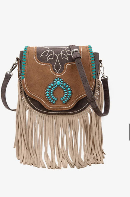 Concho crossbody bag