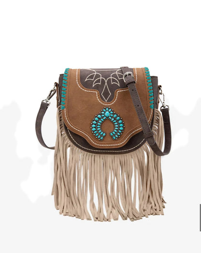 Concho crossbody bag