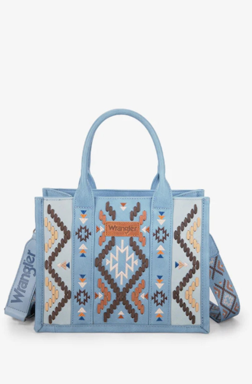 Wrangler Aztec crossbody Blue