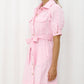 Pink Denim dress