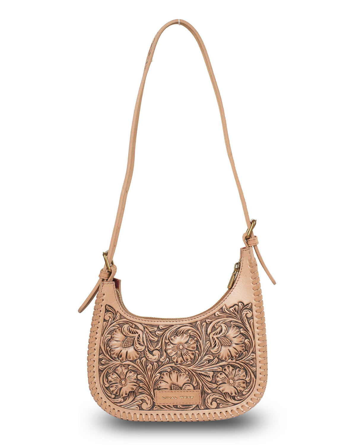 Dannia Loyal West tooled leather shoulder bag Australia