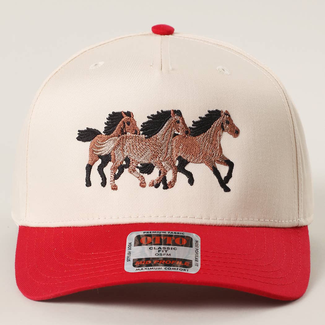 Wild Three Horses Trucker