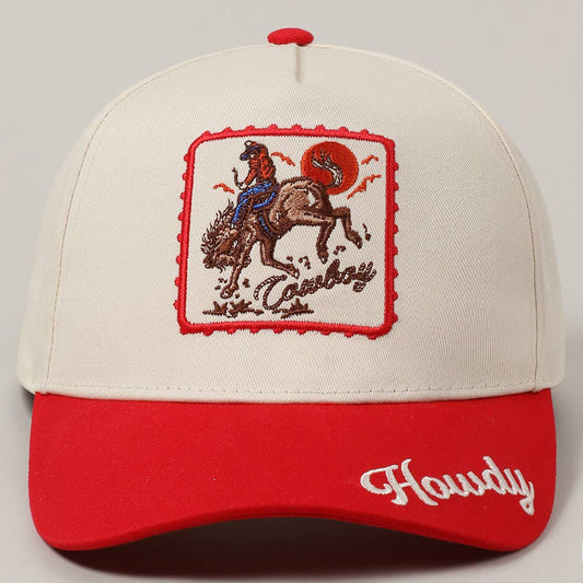 Cowboy Red Trucker Cap