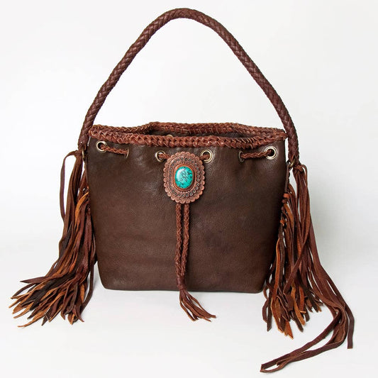 Bucket Genuine Western Leather Women Bag