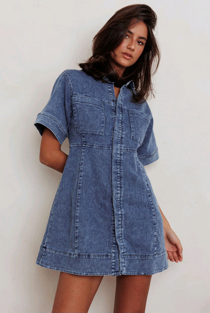 Denim Tee Dress