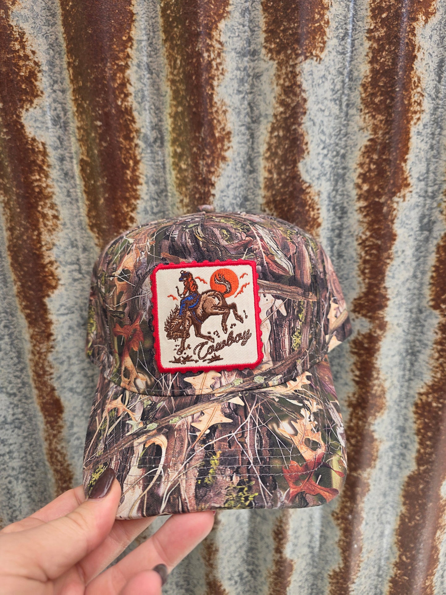 Cowboy Camo Trucker Cap