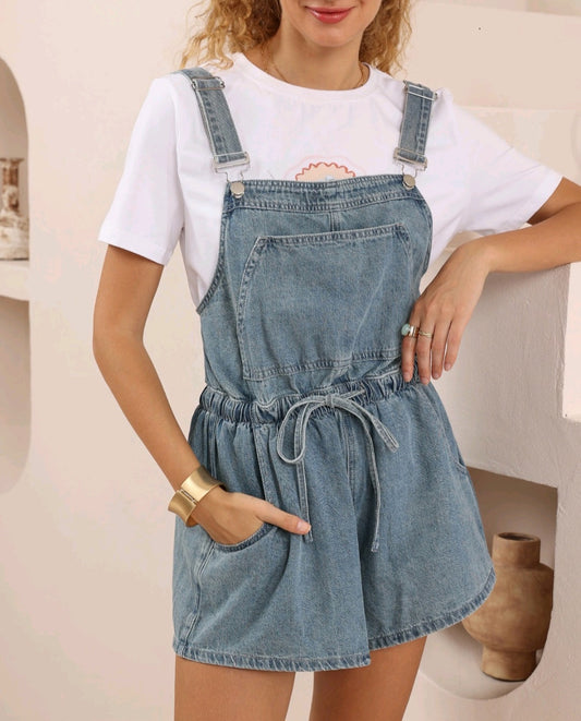 Denim Overalls