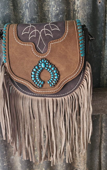 Concho crossbody bag