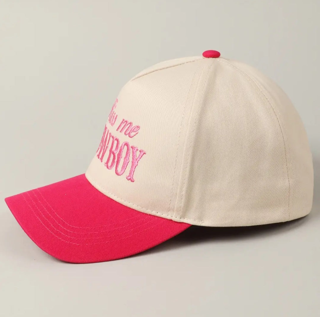 Kiss Me Cowboy Hot Pink